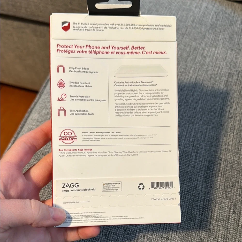 Hybrid Glass Screen Protector for iPhone 12 Mini - Clear